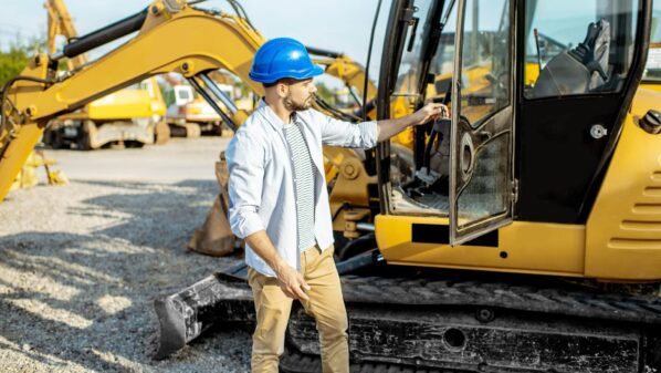 leasing nowej koparki gąsienicowej